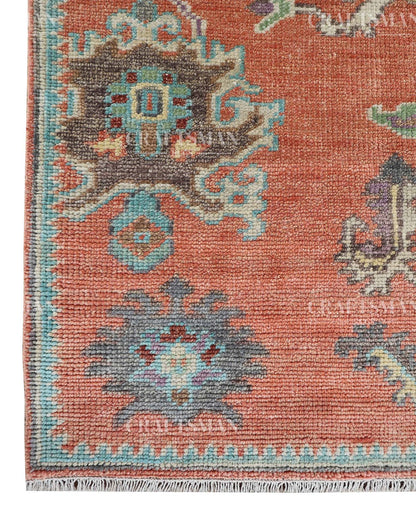 Norin Wool Hand-Knotted Oushak-Inspired Rug