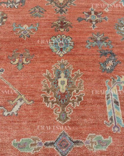 Norin Wool Hand-Knotted Oushak-Inspired Rug