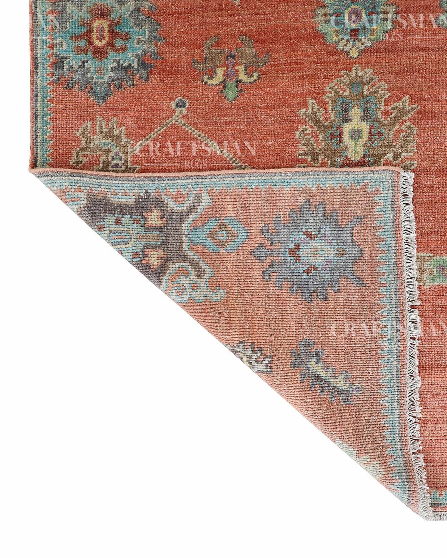 Norin Wool Hand-Knotted Oushak-Inspired Rug