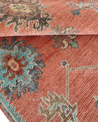 Norin Wool Hand-Knotted Oushak-Inspired Rug