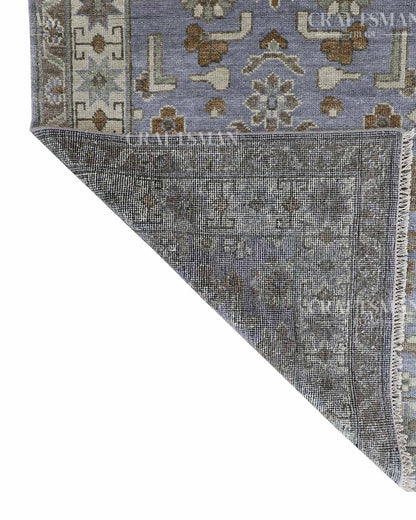 Fenra Wool Hand-Knotted Oushak-Inspired Rug