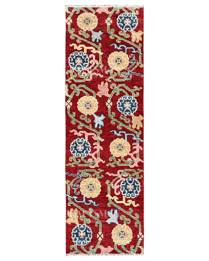 8x10 feet Wool Hand-Knotted Oushak-Inspired Rug | Craftsman Rugs Exclusive