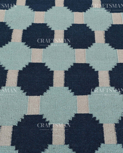 Varuna Wool Dhurrie Hand-Woven Flatweave Rug