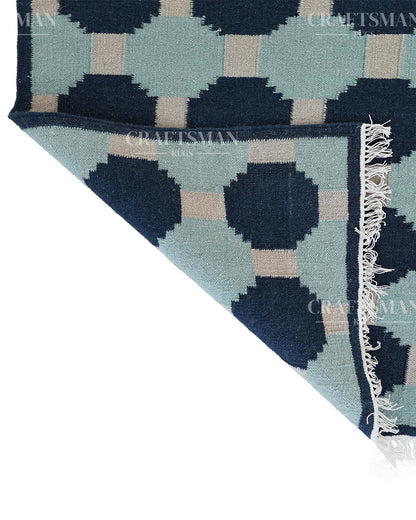 Varuna Wool Dhurrie Hand-Woven Flatweave Rug