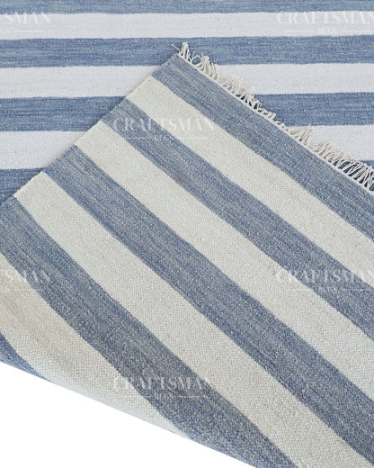 Motiva Wool Dhurrie Hand-Woven Flatweave Rug