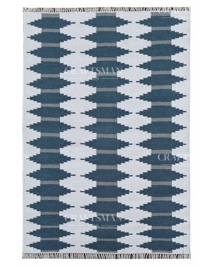 Lineara Wool Dhurrie Hand-Woven Flatweave Rug