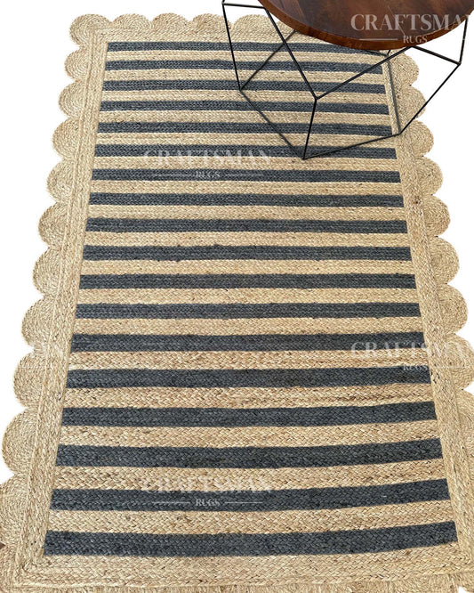Burlana Jute Hand-Woven Natural Rug