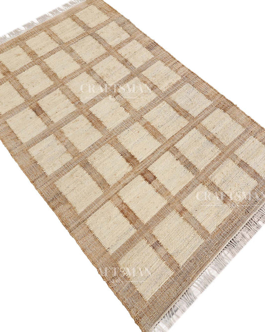 Fibana Jute Hand-Woven Natural Rug