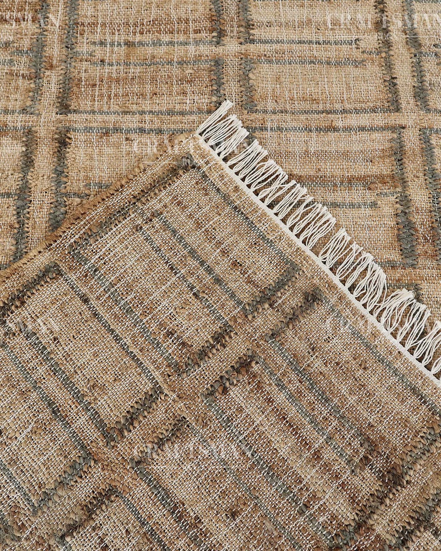 Elvara Jute Hand-Woven Natural Rug