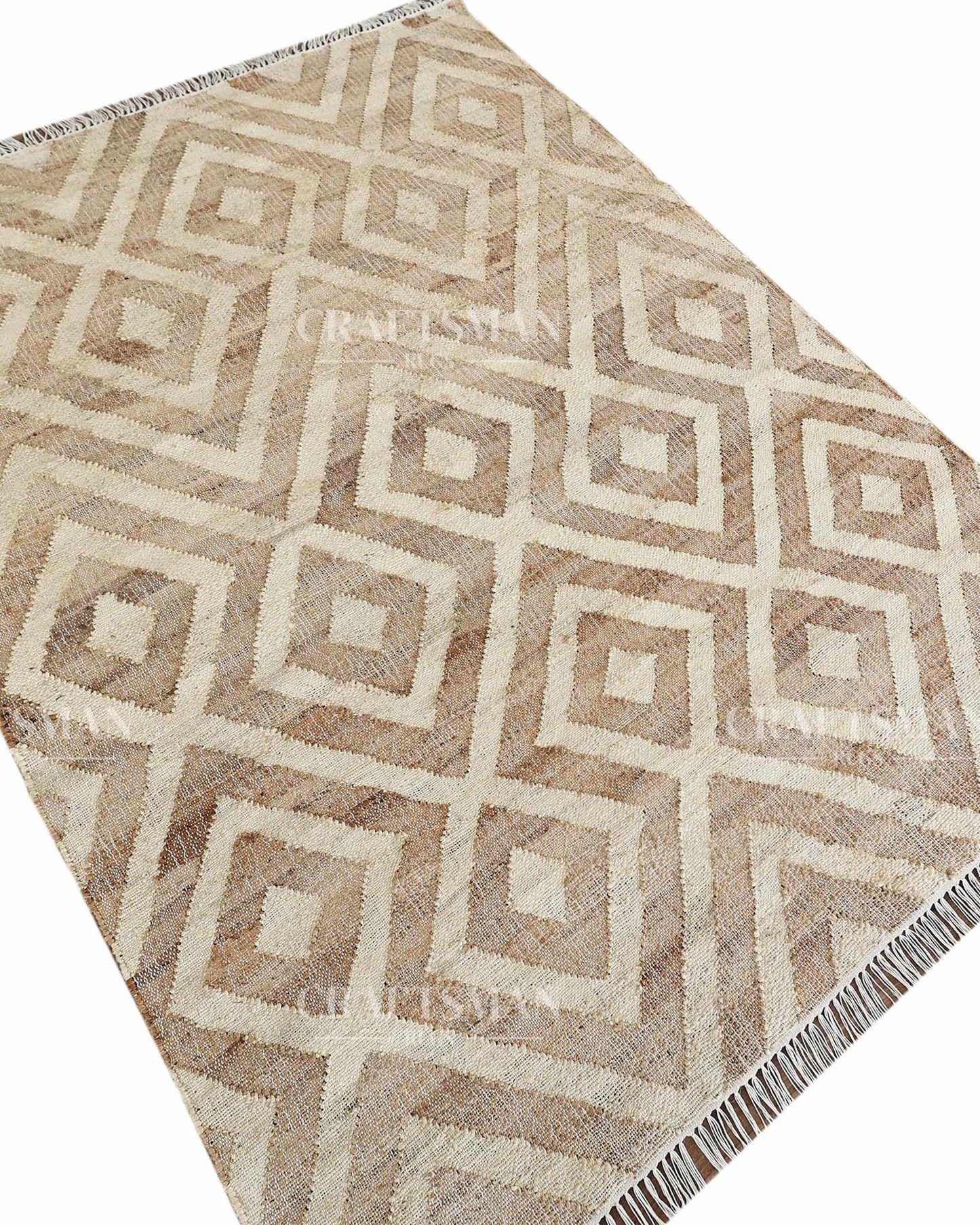 Arvona Jute Hand-Woven Natural Rug