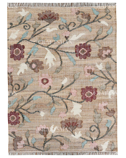 Trovena Jute Hand-Woven Natural Rug