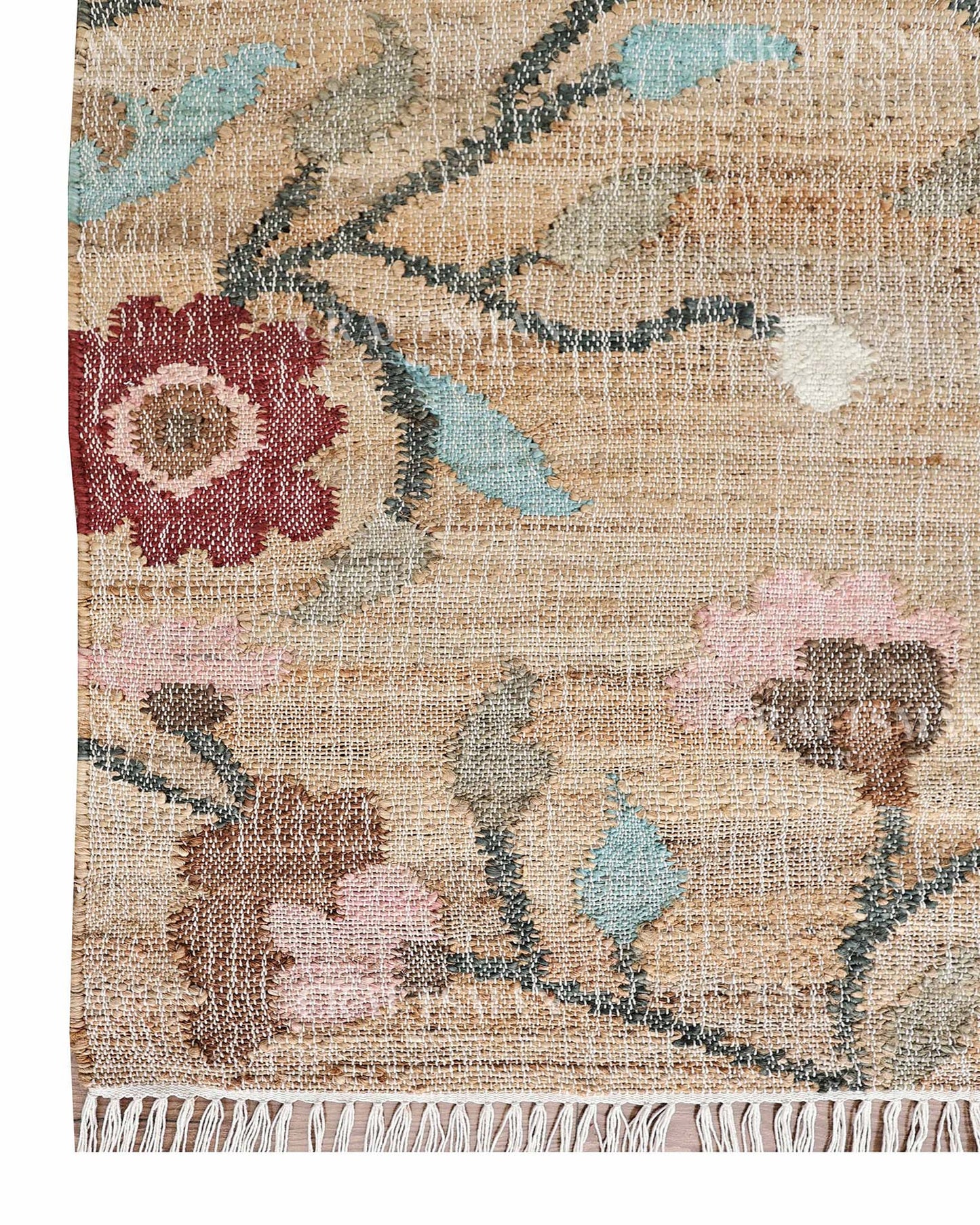 Trovena Jute Hand-Woven Natural Rug
