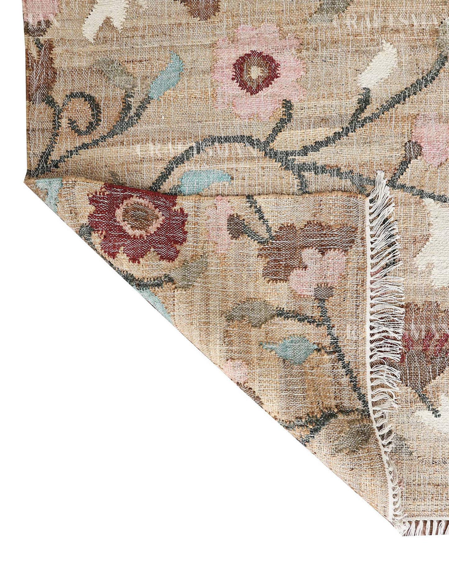 Trovena Jute Hand-Woven Natural Rug