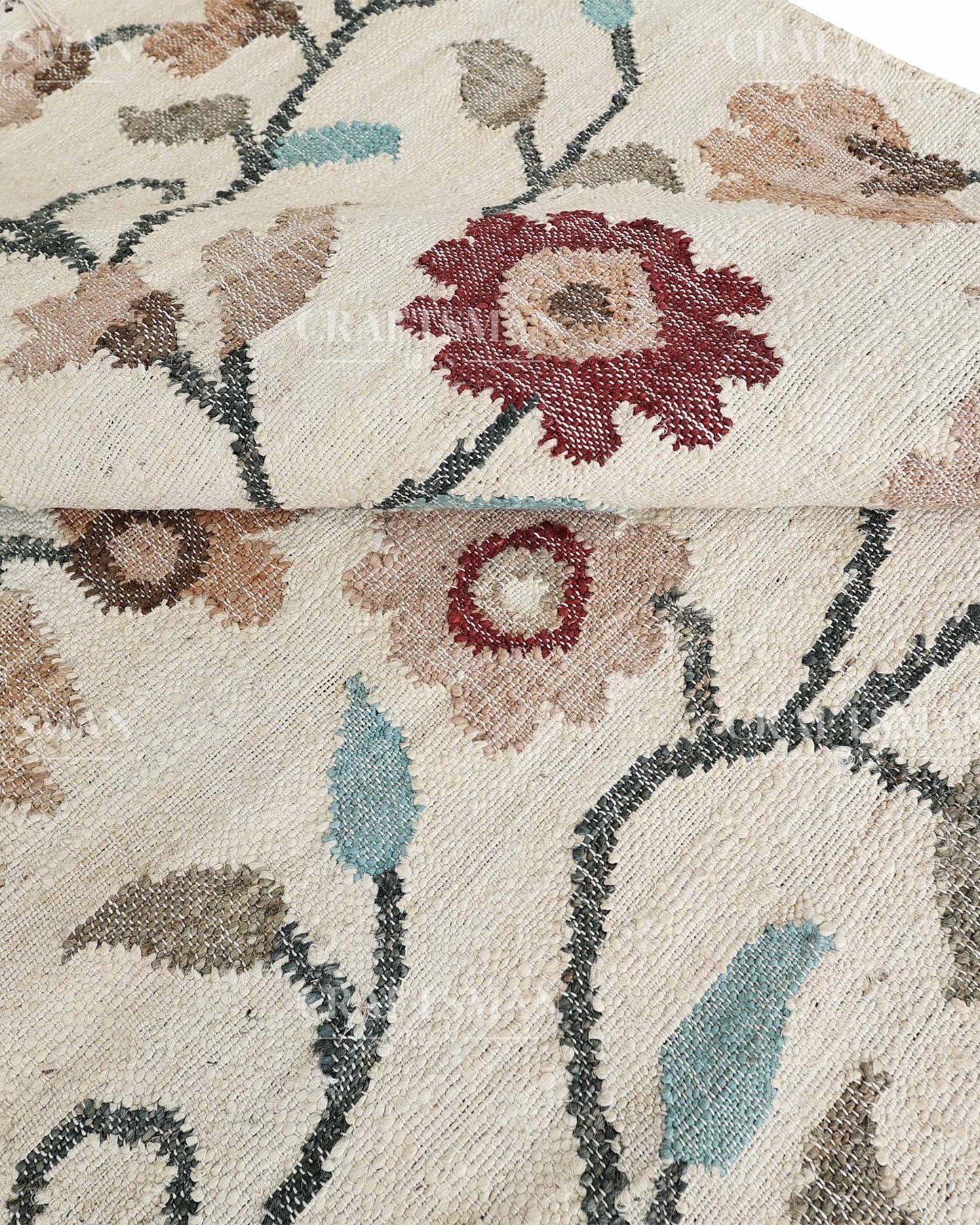 Verdana Jute Hand-Woven Natural Rug