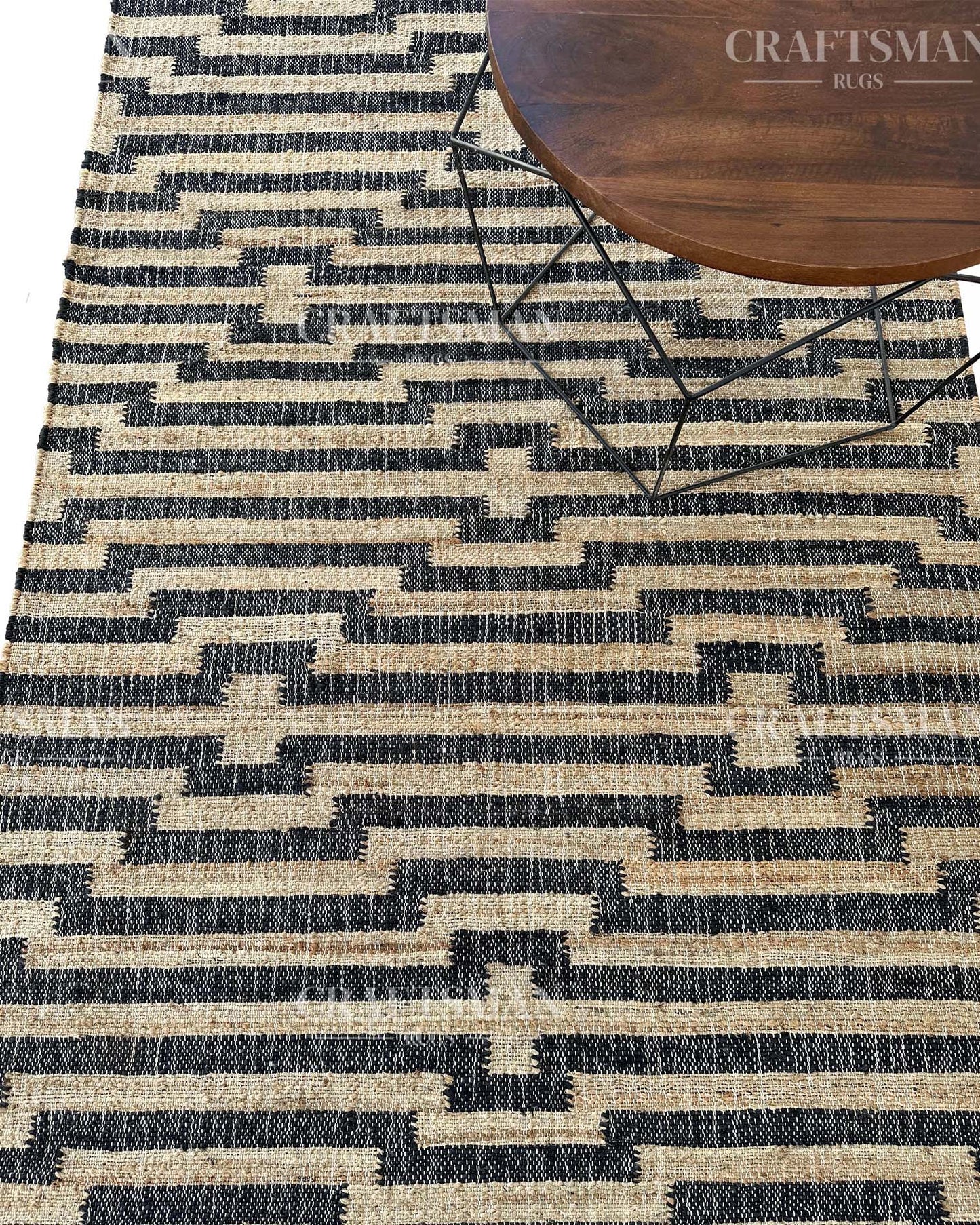Duneva Diva Jute Hand-Woven Natural Rug