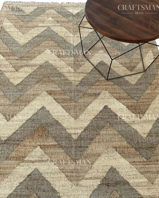 Bravara Jute Hand-Woven Natural Rug