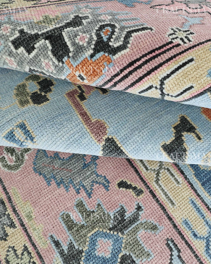 8x10 feet Wool Hand-Knotted Oushak-Inspired Rug | Craftsman Rugs Exclusive