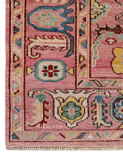 9x12 feet Wool Hand-Knotted Oushak-Inspired Rug | Craftsman Rugs Exclusive