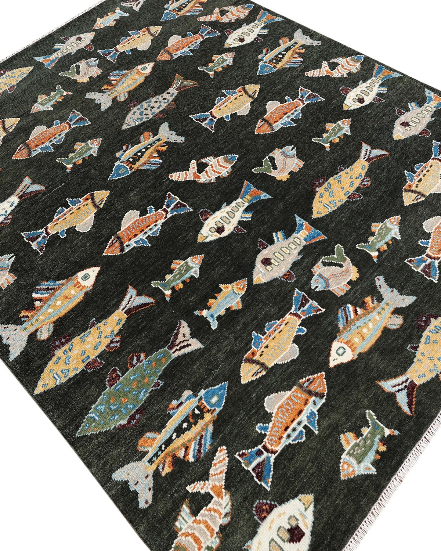 8x10 feet Wool Hand-Knotted Oushak-Inspired Rug | Craftsman Rugs Exclusive