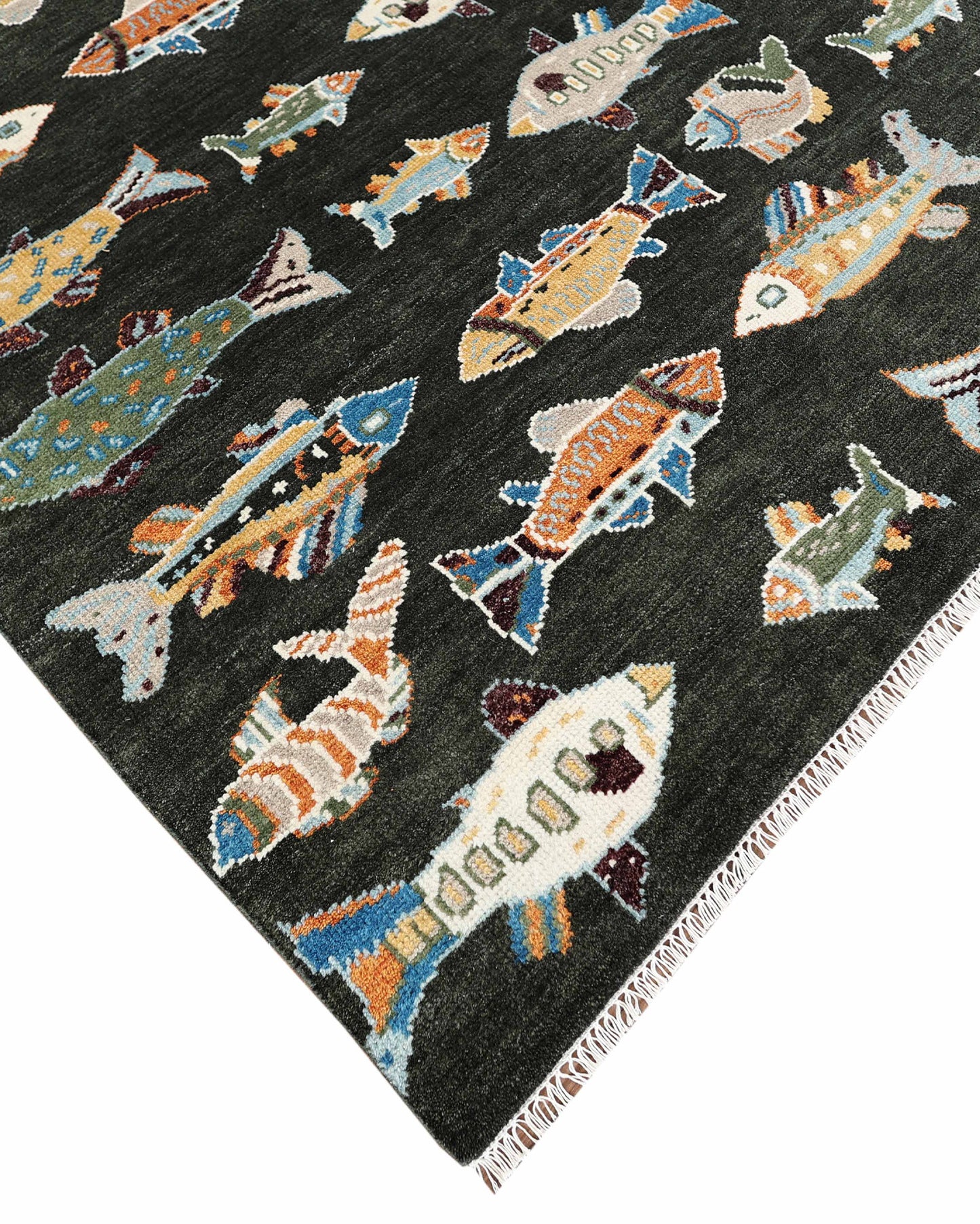 8x10 feet Wool Hand-Knotted Oushak-Inspired Rug | Craftsman Rugs Exclusive