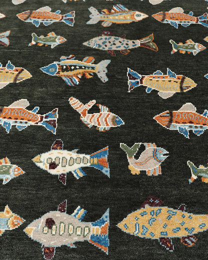 8x10 feet Wool Hand-Knotted Oushak-Inspired Rug | Craftsman Rugs Exclusive