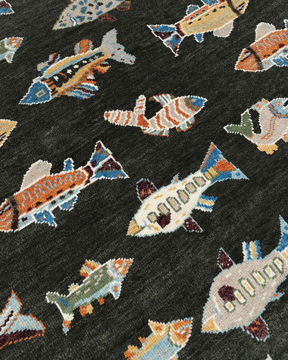 8x10 feet Wool Hand-Knotted Oushak-Inspired Rug | Craftsman Rugs Exclusive