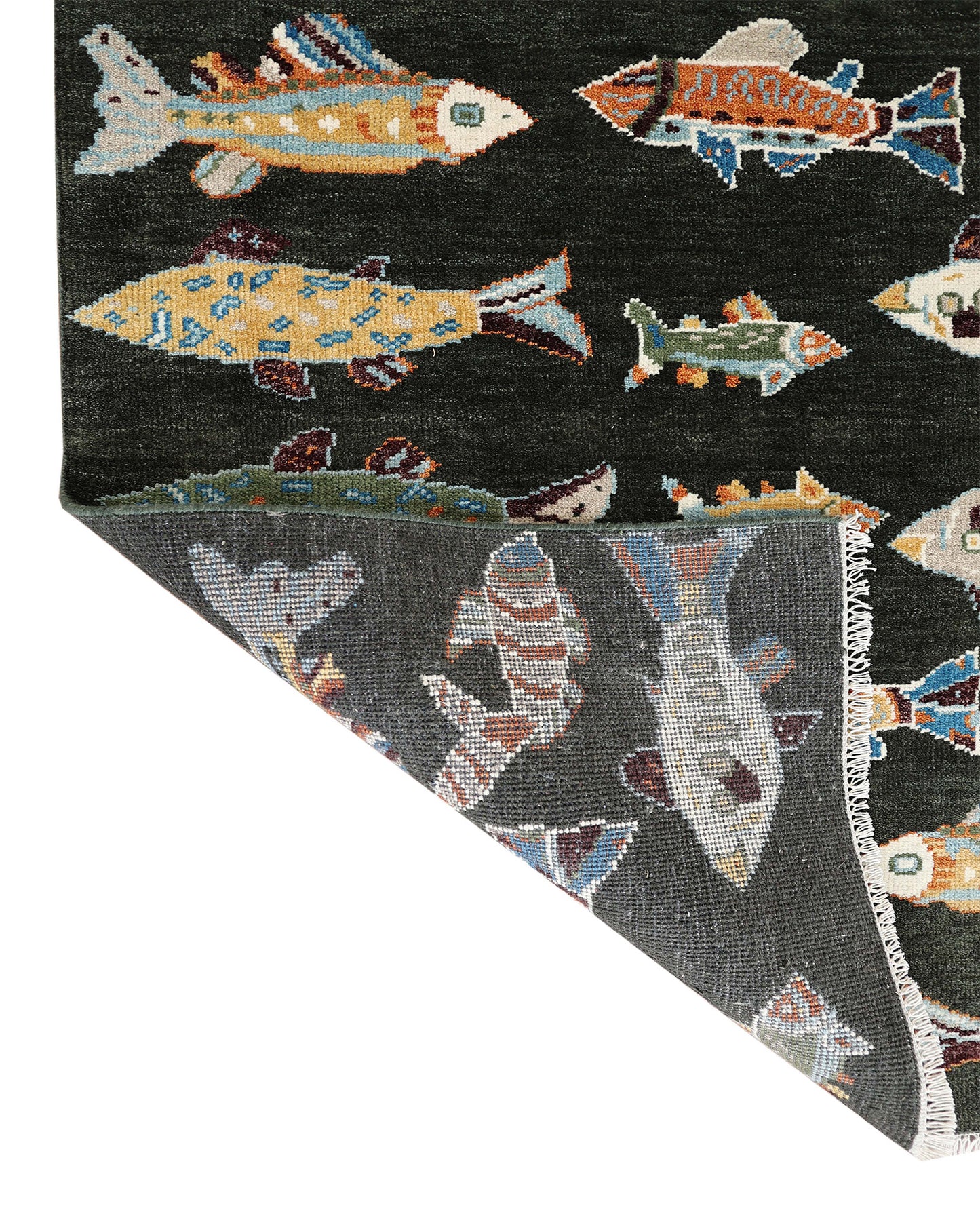 8x10 feet Wool Hand-Knotted Oushak-Inspired Rug | Craftsman Rugs Exclusive