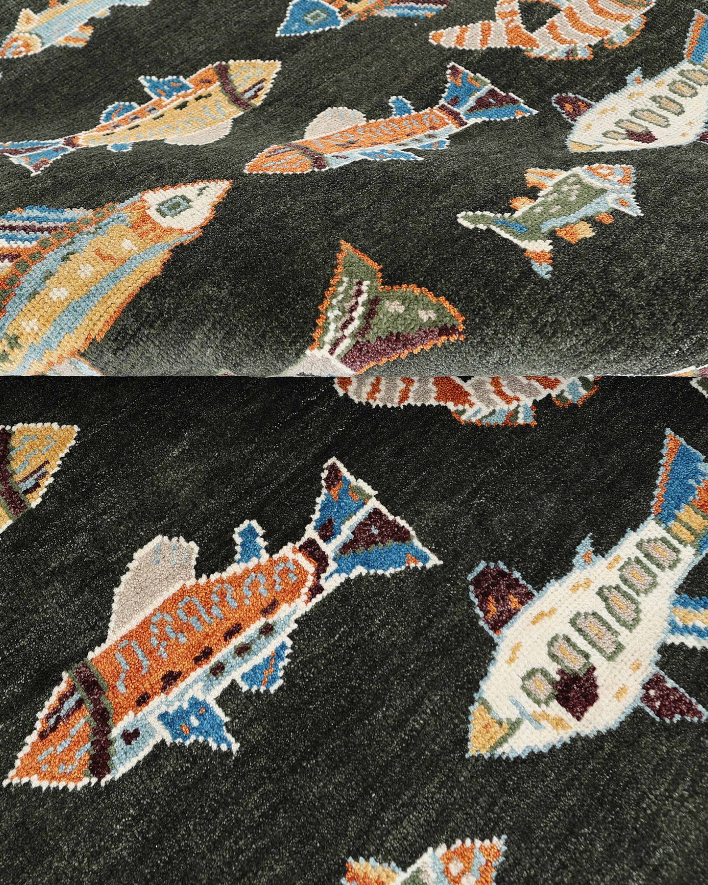 8x10 feet Wool Hand-Knotted Oushak-Inspired Rug | Craftsman Rugs Exclusive