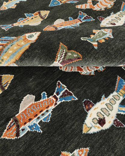 8x10 feet Wool Hand-Knotted Oushak-Inspired Rug | Craftsman Rugs Exclusive