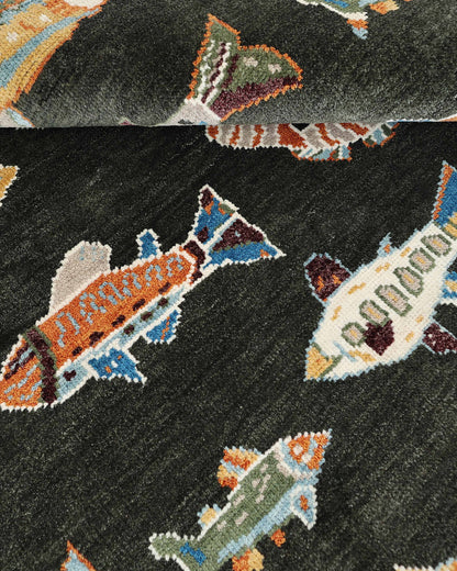 8x10 feet Wool Hand-Knotted Oushak-Inspired Rug | Craftsman Rugs Exclusive