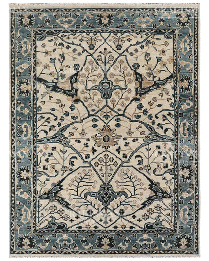 9x12 feet Wool Hand-Knotted Oushak-Inspired Rug | Craftsman Rugs Exclusive