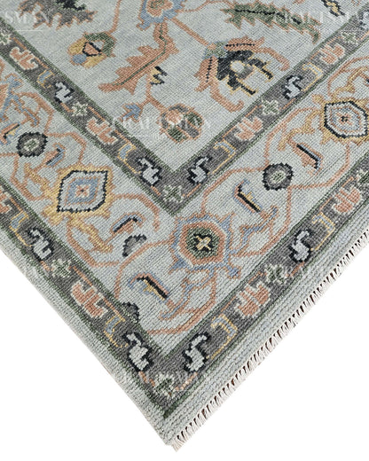 9x12 feet Wool Hand-Knotted Oushak-Inspired Rug | Craftsman Rugs Exclusive