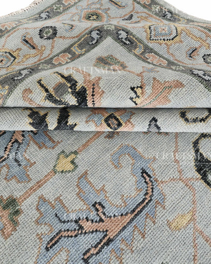 9x12 feet Wool Hand-Knotted Oushak-Inspired Rug | Craftsman Rugs Exclusive