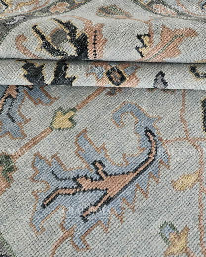 9x12 feet Wool Hand-Knotted Oushak-Inspired Rug | Craftsman Rugs Exclusive