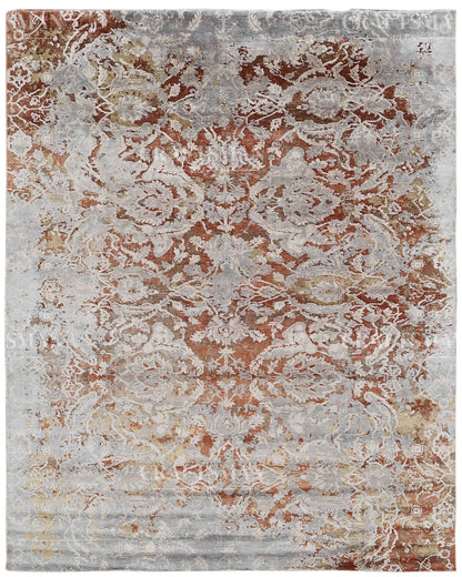 8x10 feet Vintage Hand-Knotted Wool Rug | One-of-a-Kind | Craftsman Rugs