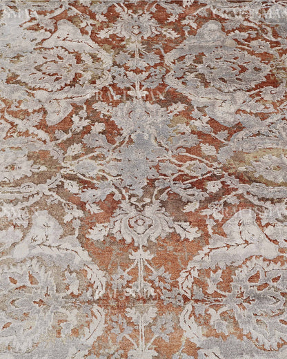 8x10 feet Vintage Hand-Knotted Wool Rug | One-of-a-Kind | Craftsman Rugs