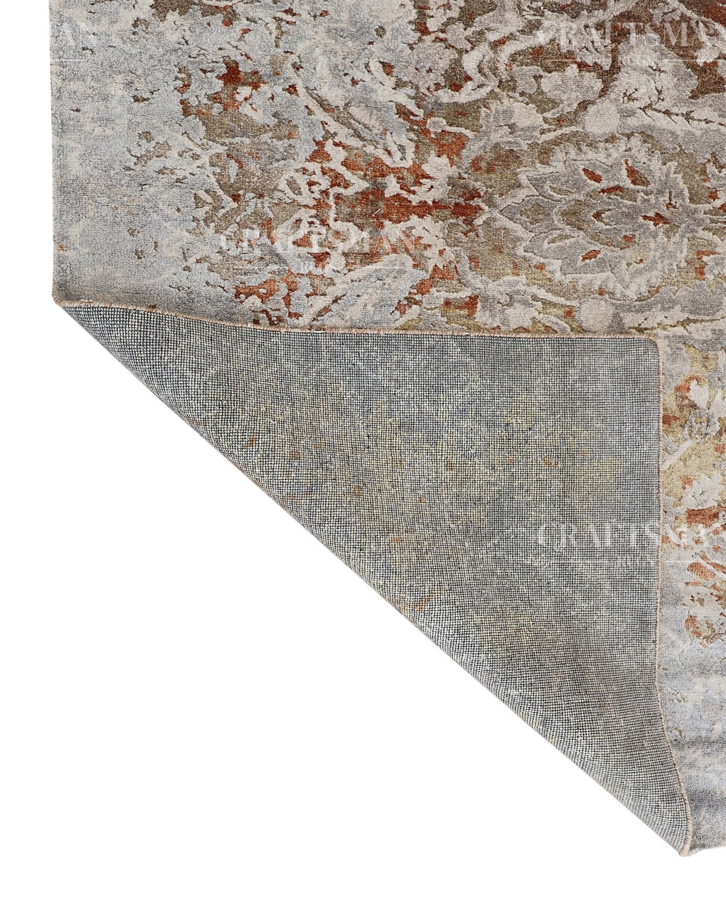 8x10 feet Vintage Hand-Knotted Wool Rug | One-of-a-Kind | Craftsman Rugs