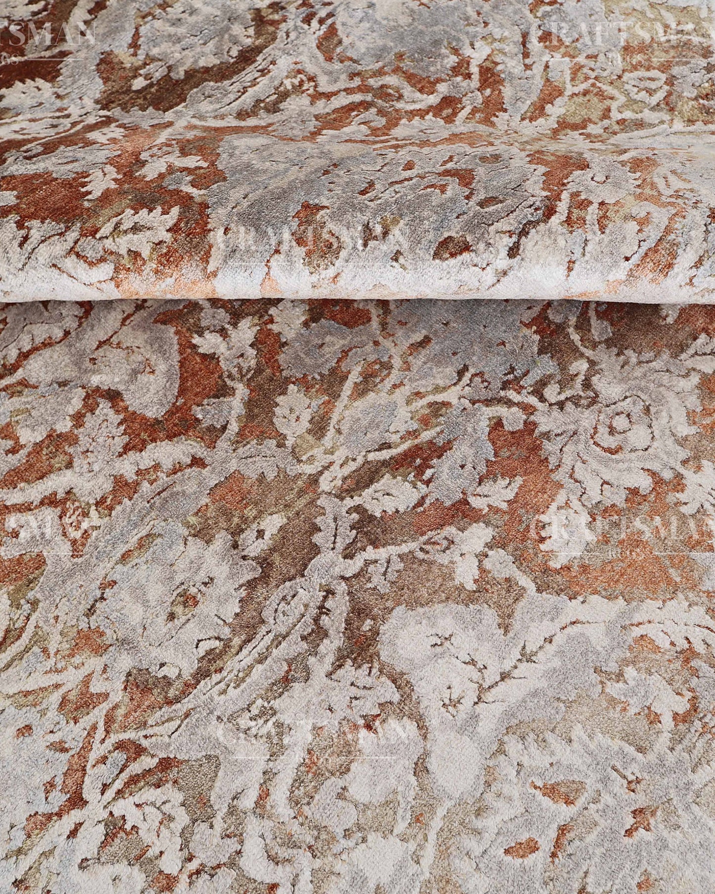 8x10 feet Vintage Hand-Knotted Wool Rug | One-of-a-Kind | Craftsman Rugs