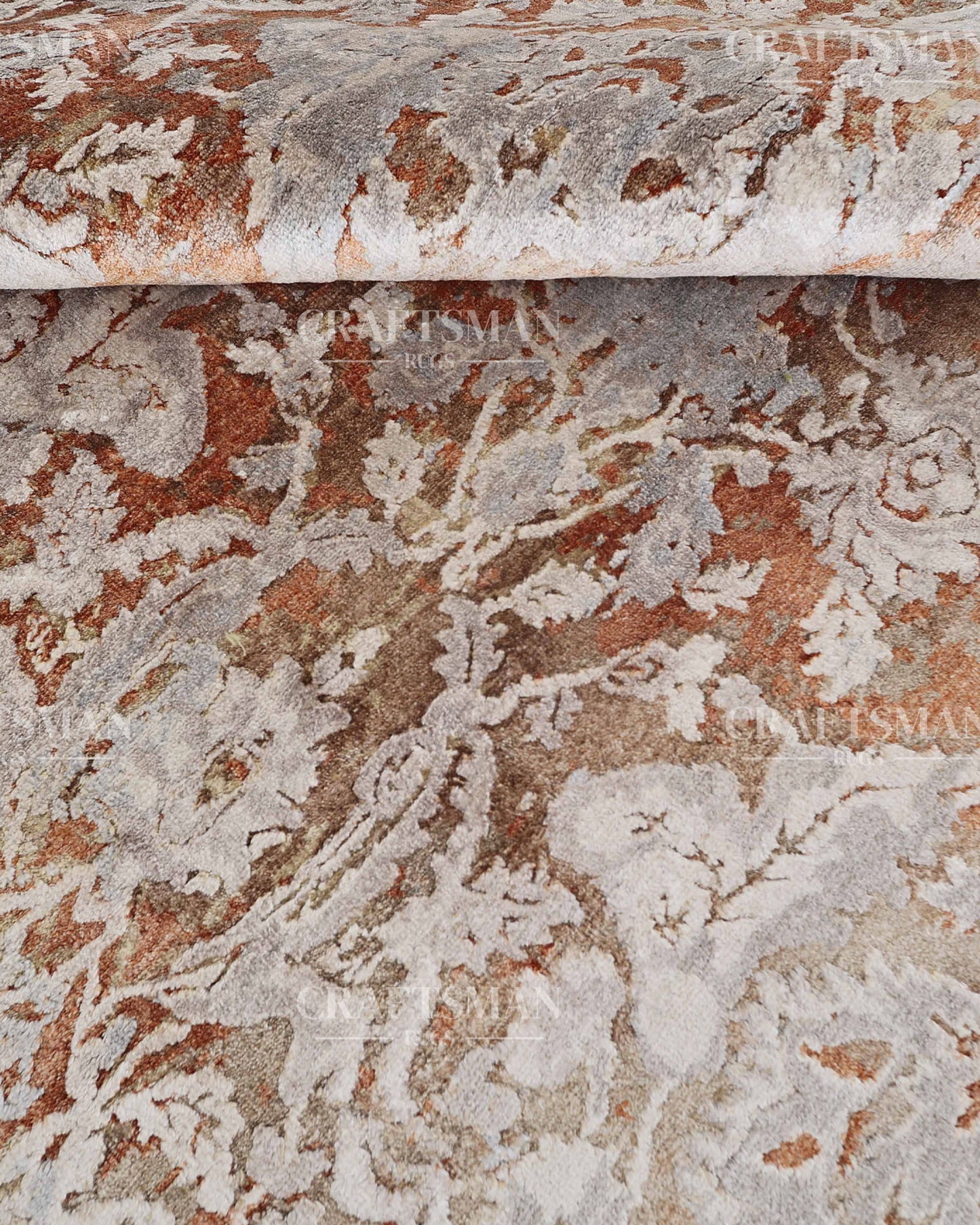 8x10 feet Vintage Hand-Knotted Wool Rug | One-of-a-Kind | Craftsman Rugs