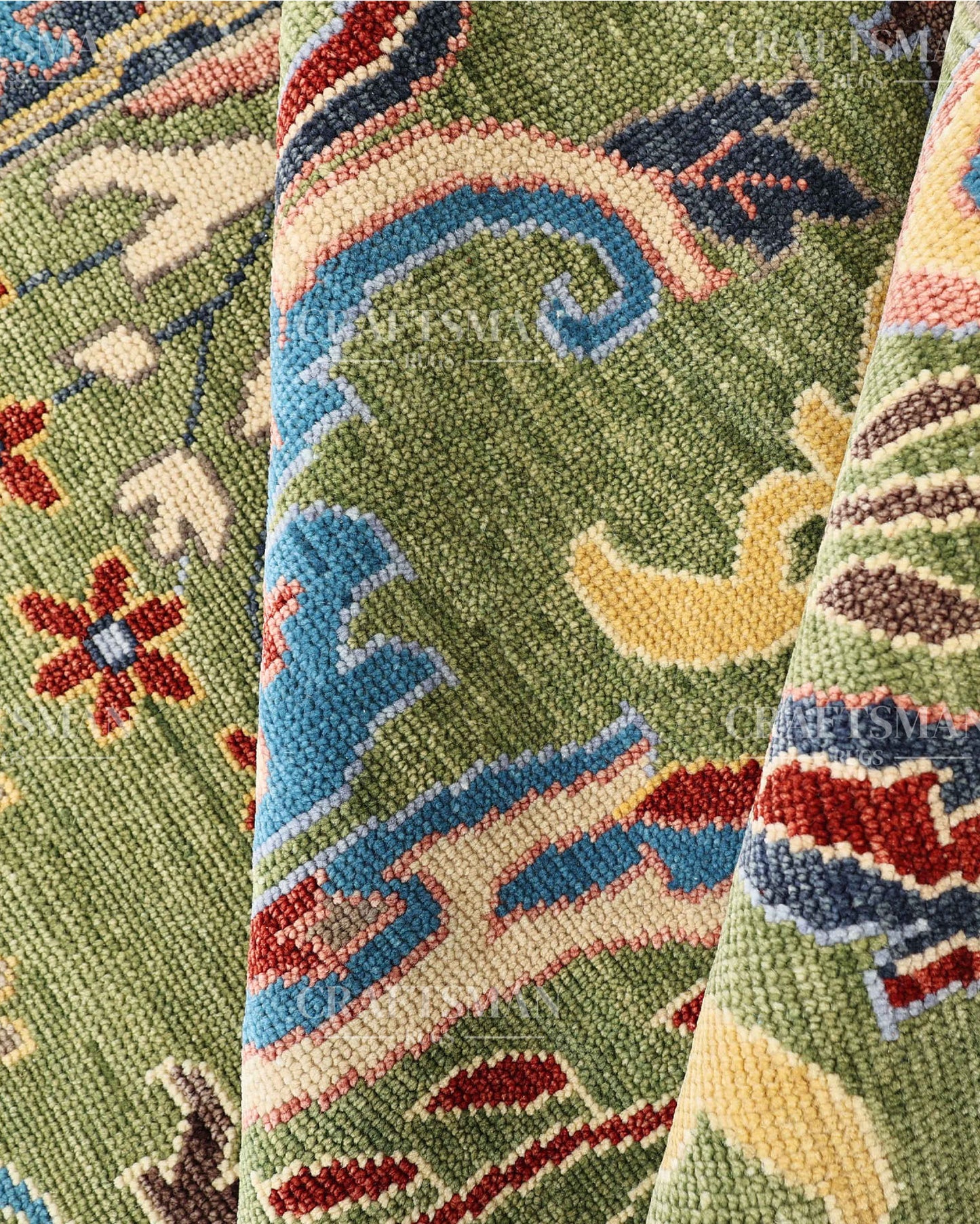 9x12 feet Wool Hand-Knotted Oushak-Inspired Rug | Craftsman Rugs Exclusive