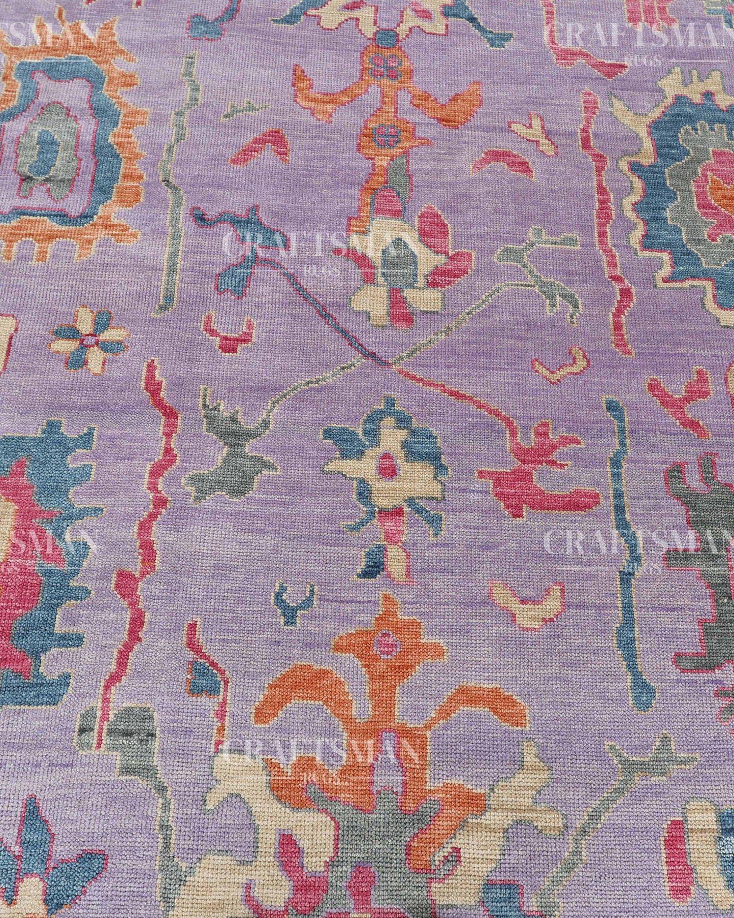 9x12 feet Wool Hand-Knotted Oushak-Inspired Rug | Craftsman Rugs Exclusive