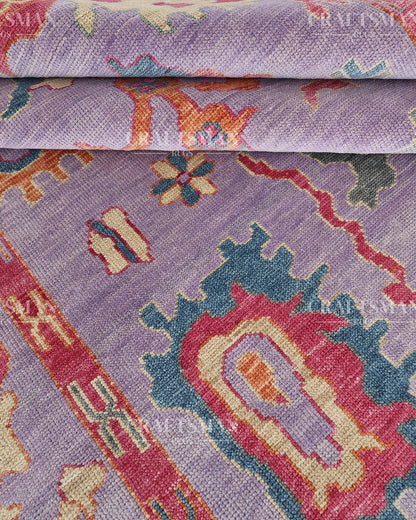 9x12 feet Wool Hand-Knotted Oushak-Inspired Rug | Craftsman Rugs Exclusive