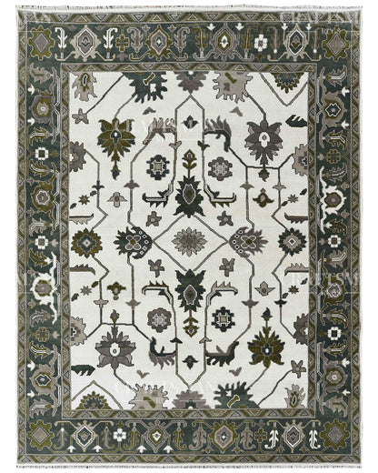 9x12 feet Wool Hand-Knotted Oushak-Inspired Rug | Craftsman Rugs Exclusive