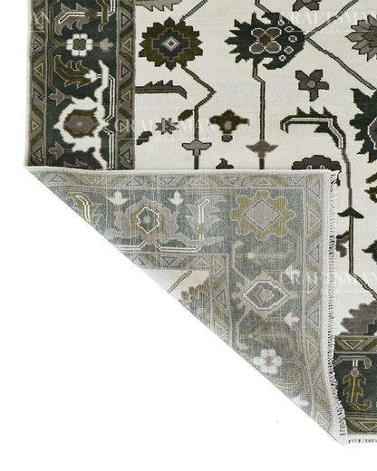9x12 feet Wool Hand-Knotted Oushak-Inspired Rug | Craftsman Rugs Exclusive