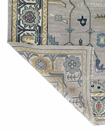 9x12 feet Wool Hand-Knotted Oushak-Inspired Rug | Craftsman Rugs Exclusive