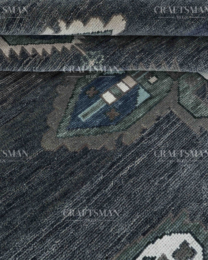 9x12 feet Wool Hand-Knotted Oushak-Inspired Rug | Craftsman Rugs Exclusive