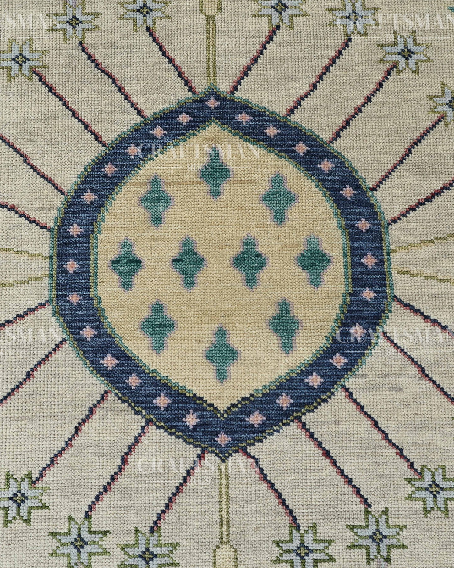 9x12 feet Wool Hand-Knotted Oushak-Inspired Rug | Craftsman Rugs Exclusive