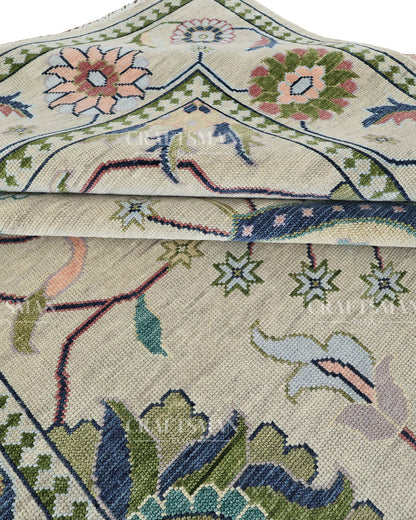 9x12 feet Wool Hand-Knotted Oushak-Inspired Rug | Craftsman Rugs Exclusive