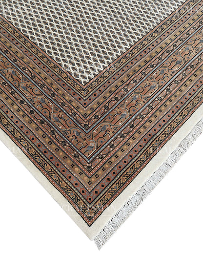 8x11 feet Vintage Hand-Knotted Wool Rug | One-of-a-Kind | Craftsman Rugs