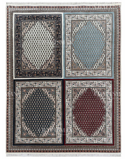 5x8 feet Vintage Hand-Knotted Wool Rug | One-of-a-Kind | Craftsman Rugs